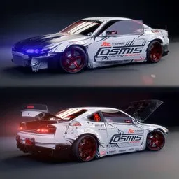 Nissan Silvia Spec-R 2002 (Rigged)