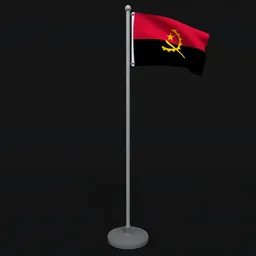 Animated Flag of Angola