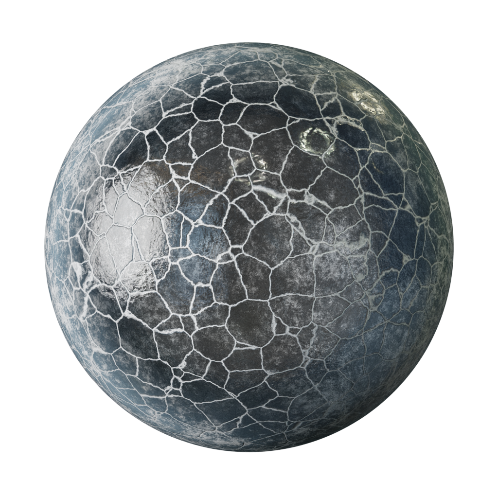 Procedural Cracked Ice | FREE ice materials | BlenderKit