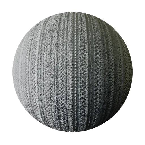 Grey Jacquard woven striped fabric
