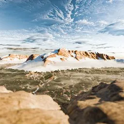 Nature Snow Mountain Peaks Landscape