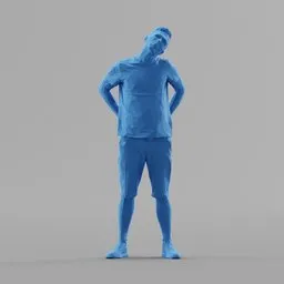 Lowpoly Male Standing