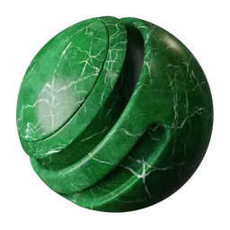 Green marble