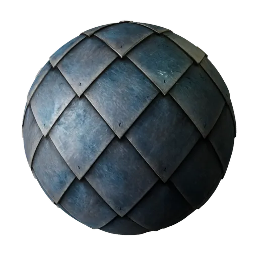 Slate Roof Tiles Blue Edgewear