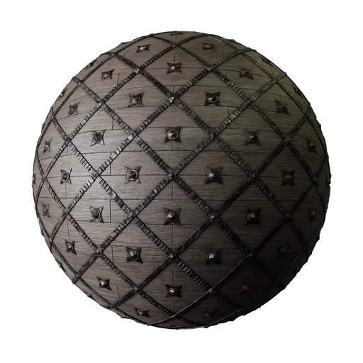 Wood/metal ornament