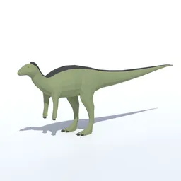 Low Poly Dysalotosaurus Dinosaur