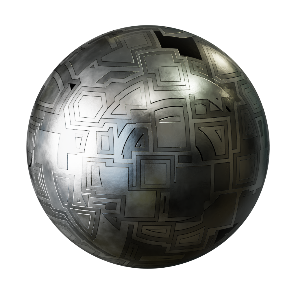 Procedural Sci-Fi Metal Greeble | FREE metal materials | BlenderKit