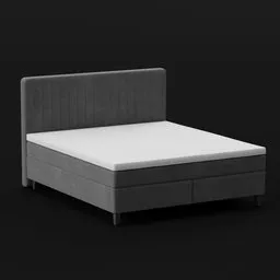 Upholstered Platform Bed