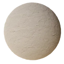 High-quality PBR stucco plaster material for rendering in Blender 3D, with realistic surface textures and details.