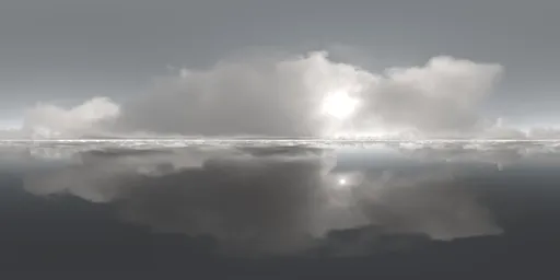 Real cold sky