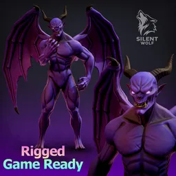 Infernal Warlord-Rigged-Animated