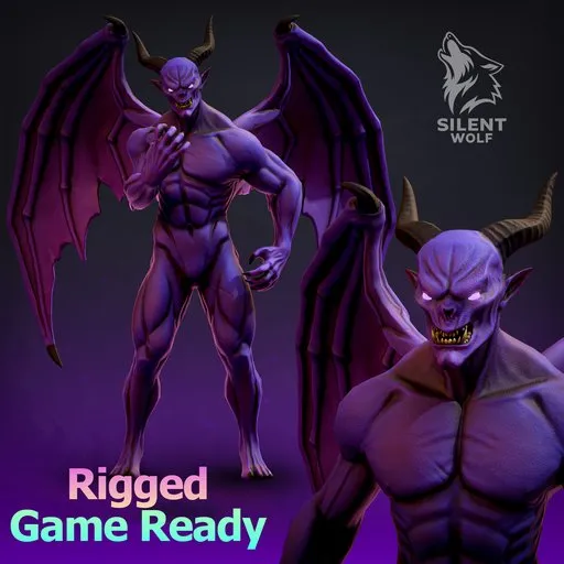 Infernal Warlord Rigged Animated