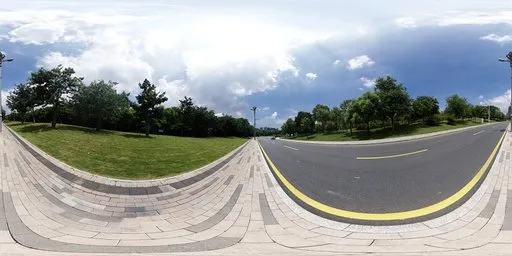 Daytime asphalt roadside 16k