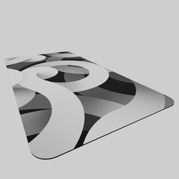 Mousepad 3XL BW (iPad Mini Design)
