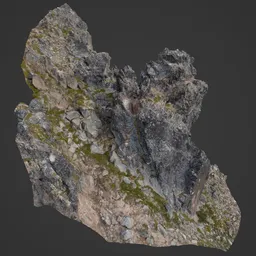 Rocky Rugged Rock Mountain Side