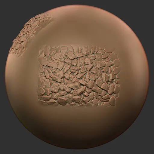 Broken Block Gravel Brush