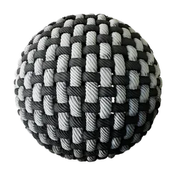 Alpha fabric PBR tile