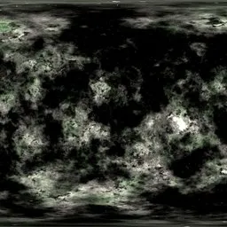 Nebula in Deep Dark Space with Stars