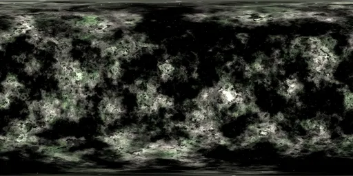Nebula in Deep Dark Space with Stars