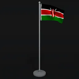 Animated Flag of Kenya