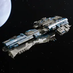 Scifi Space Destroyer