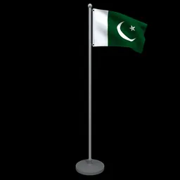 Animated Flag of Pakistan