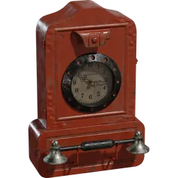 Vintage Telephone Wall Clock