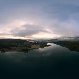 Dramatic Sunrise over Canadian Nature