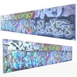 Graffiti wall