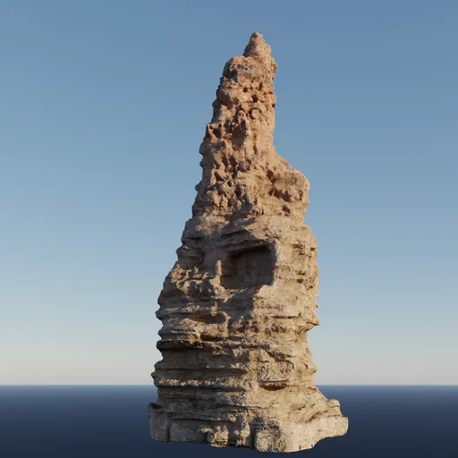 Desert Rugged Rock Formation Modular