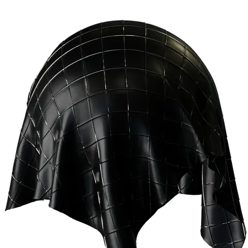 Premium Black Seamless Leather