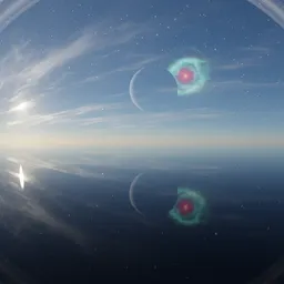 Sci-fi Alien Planet Pure Sky