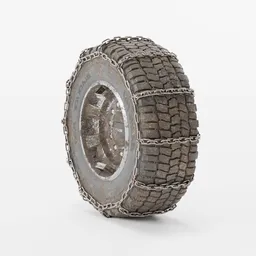 Off-Road Wheel (With chains)