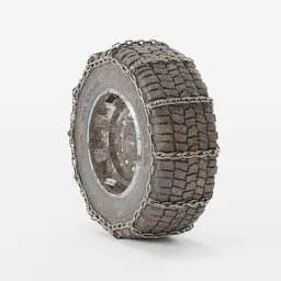 Off-Road Wheel (With chains)