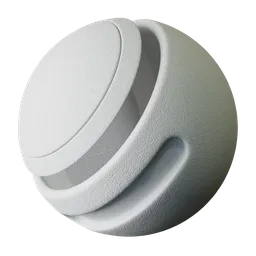 High-quality seamless polystyrene texture for 3D modeling in Blender, ideal for rendering realistic plastic surfaces.