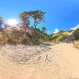 Mountain Plain Sunlit Landscape HDRI