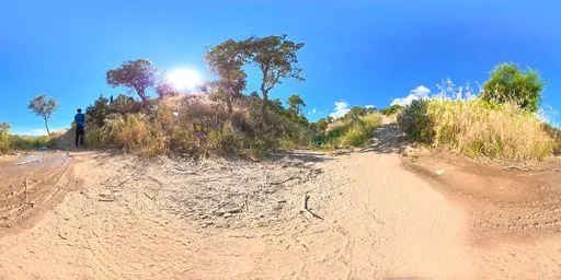 Mountain Plain Sunlit Landscape HDRI