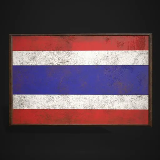Thailand Flag Picture Frame
