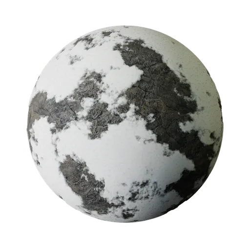 Snow Covered Rock