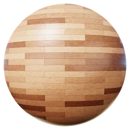 Procedural wooden floor