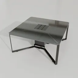 Conference table 8 seats glass