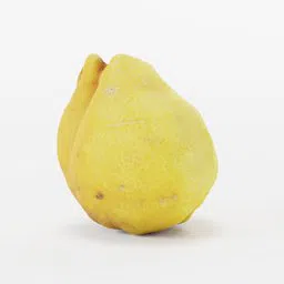 Detailed 3D lemon model with realistic texture and irregular shape, perfect for Blender 3D renderings.