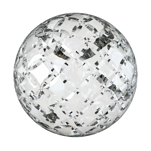 Cut glass (petal-like circles)