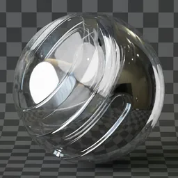 Pure glass with silver ercury tint