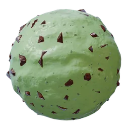 Mint Chocolate Ice Cream Material
