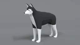 Low Poly Husky