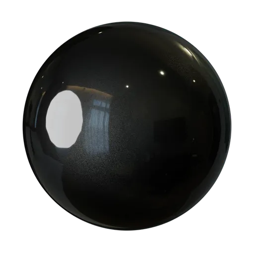 Car Black Metallic Paint