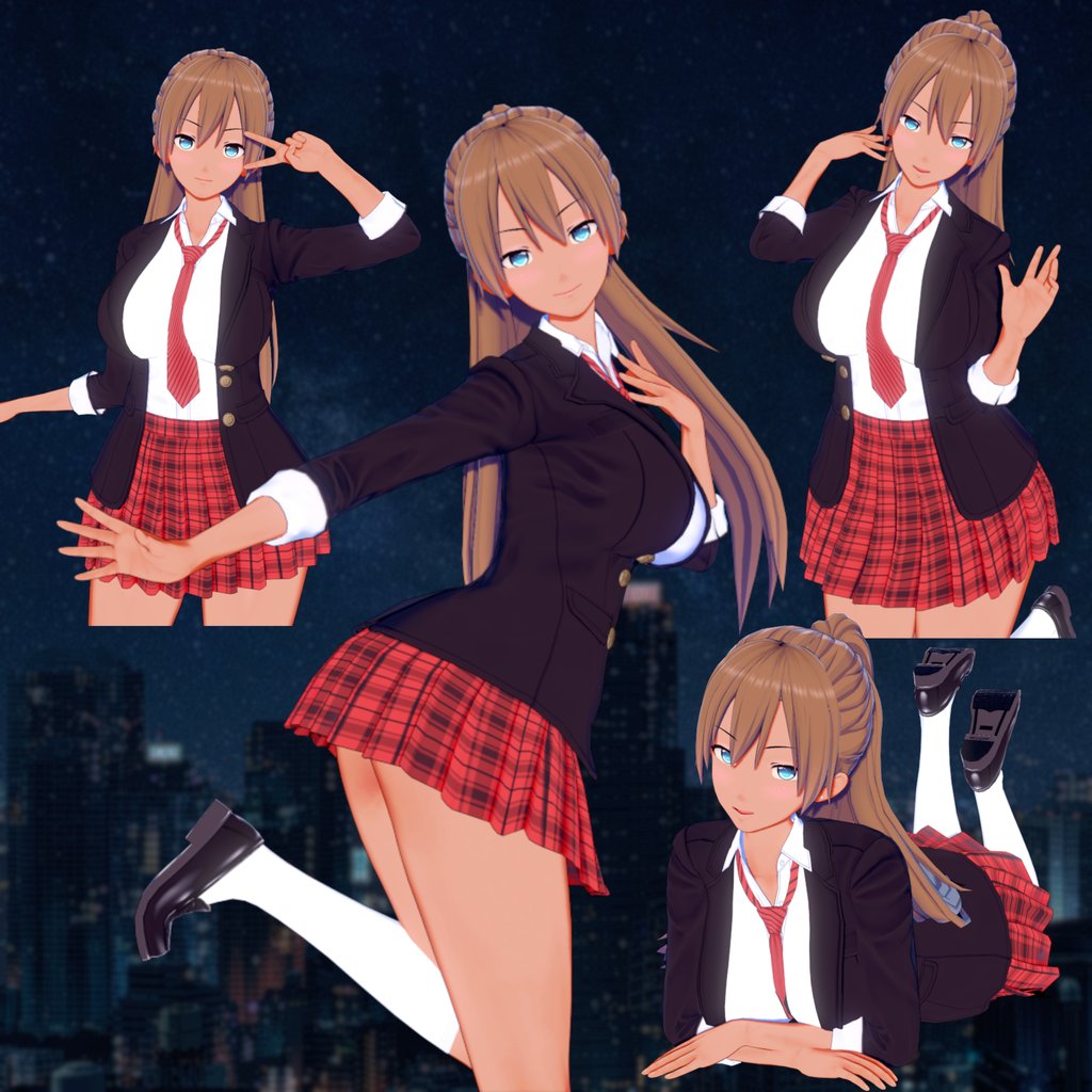 Character Model Kunji | FREE Women models | Blendkit
