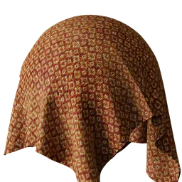 Detailed PBR woven fabric texture for realistic 3D rendering in Blender and other software, featuring seamless tiling.