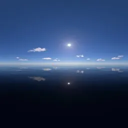 Clouds, sea, sky, water